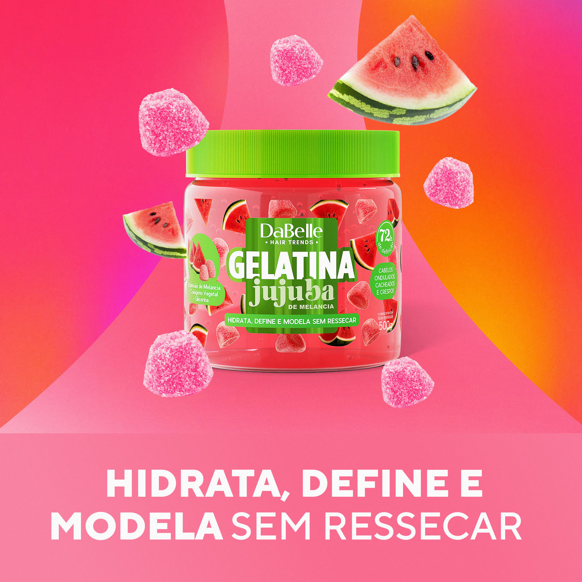 DaBelle Gelatina Jujuba Laranja-500g-1